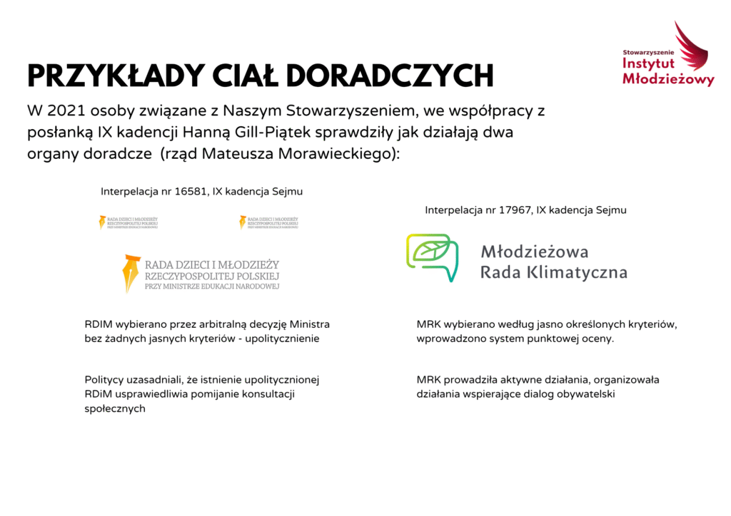Rada Dzieci i Młodziezy przy Ministrze Edukacji Narodowej, Młodzieżowa Rada Klimatyczna, Hanna Gill-Piątek